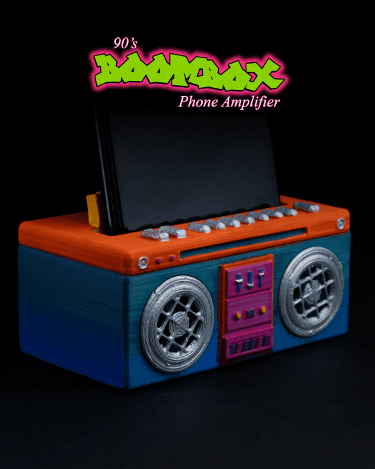 90’s Boombox Phone Amplifier