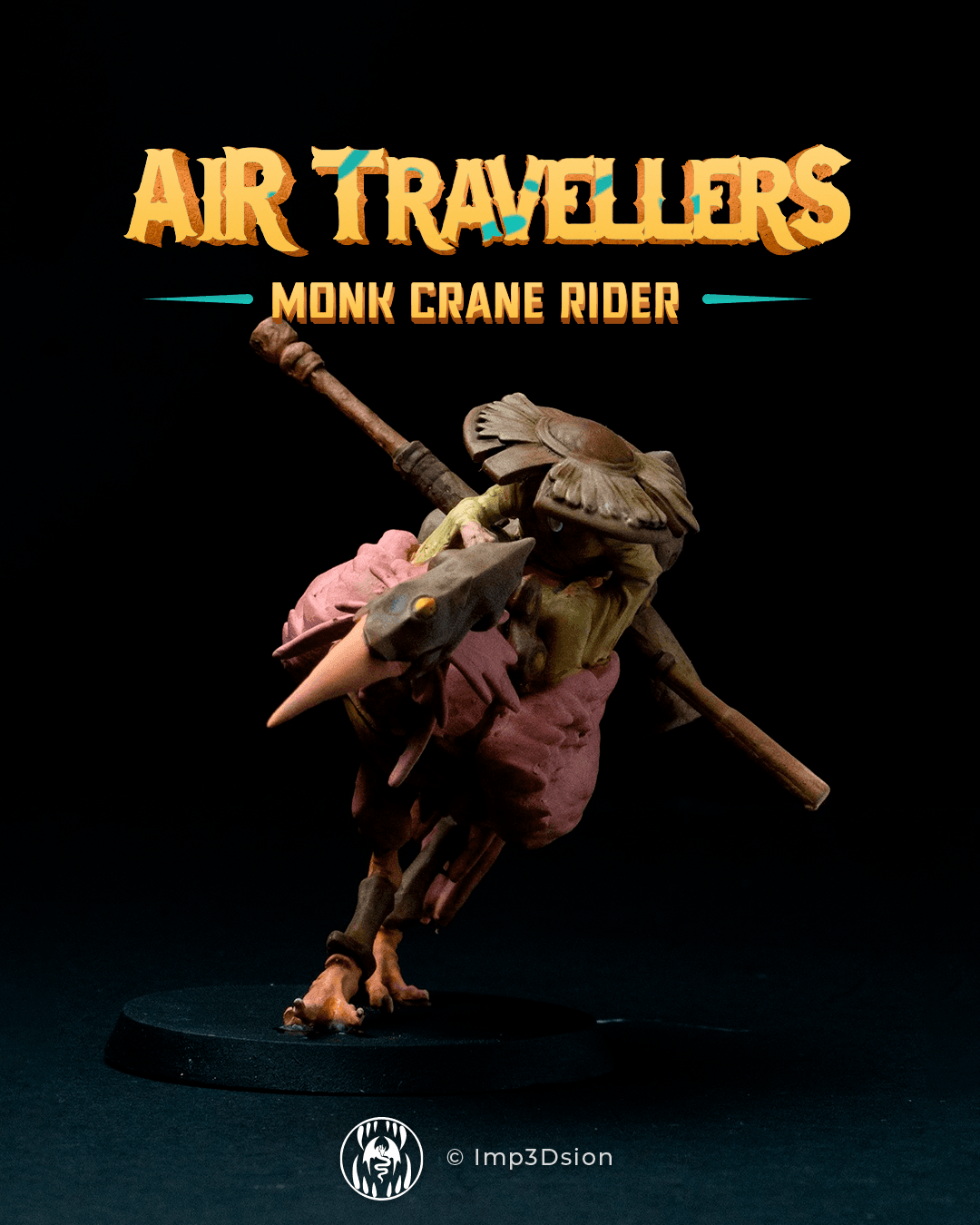 Monk Crane Rider