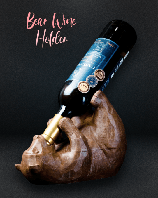 Bear Wine Holder