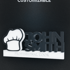 Customizable Cook Sign