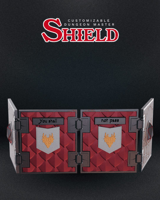 Customizable Dungeon Master Shield