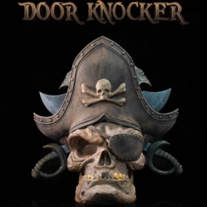 Pirate Skull Sigil Door Knocker