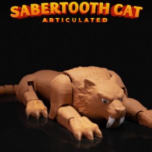Articulated Sabertooth Cat