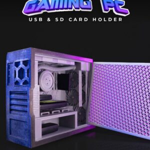 Gaming PC USB & SD Card Holder