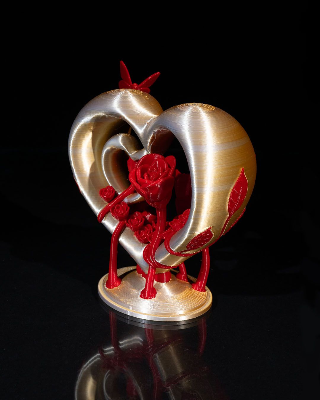 Koza Heart and Roses Ornament - Image 5
