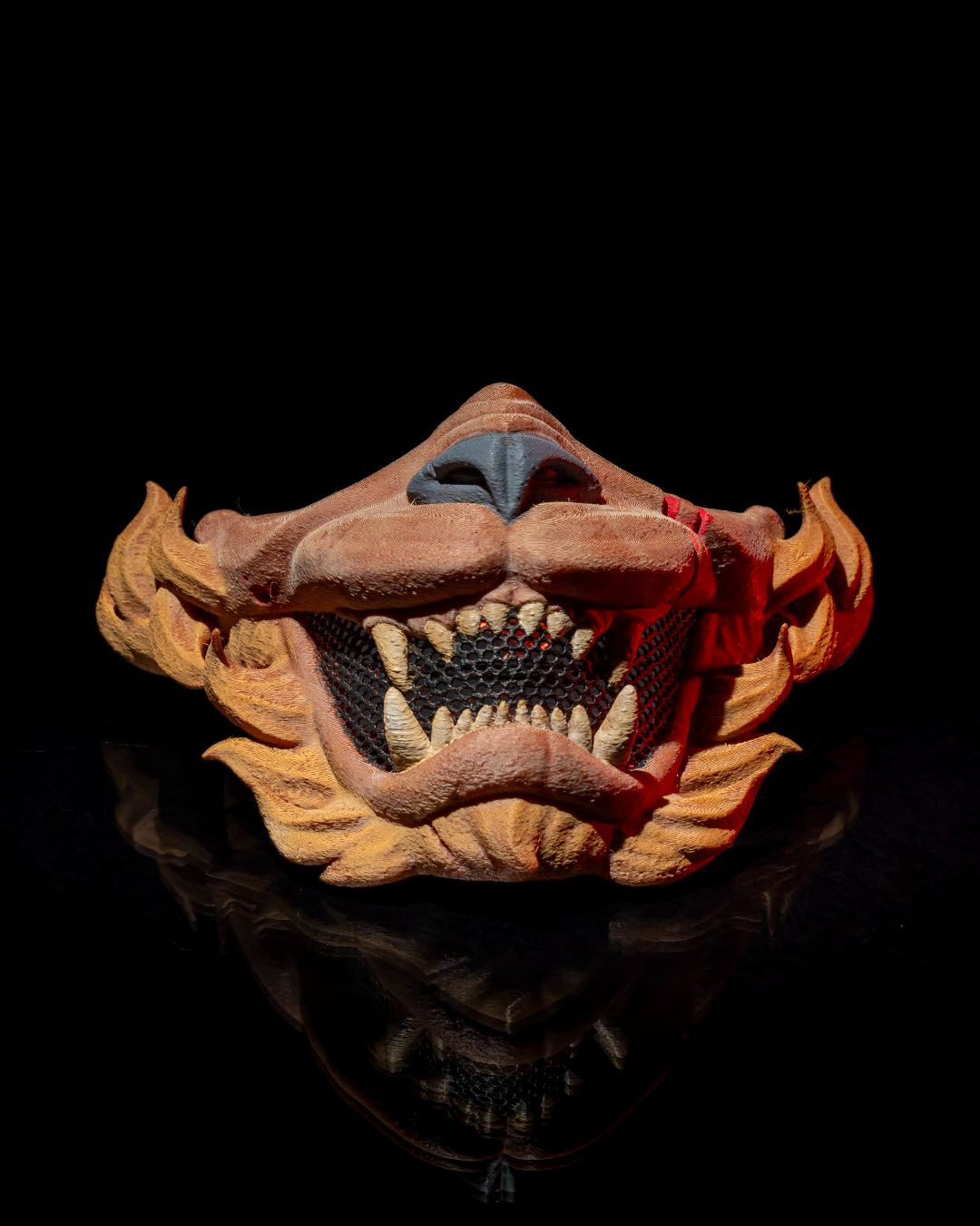 Lion (Frenzy) Face Mask - Unpainted 3D Printed Décor, Costume / Cosplay - Image 2