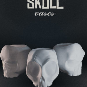 Cachepot Skull Vases