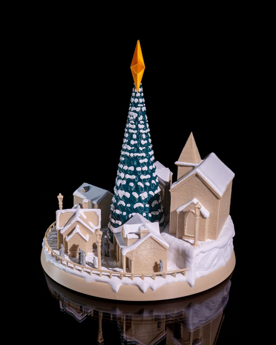 Snowy Christmas Village - Image 3