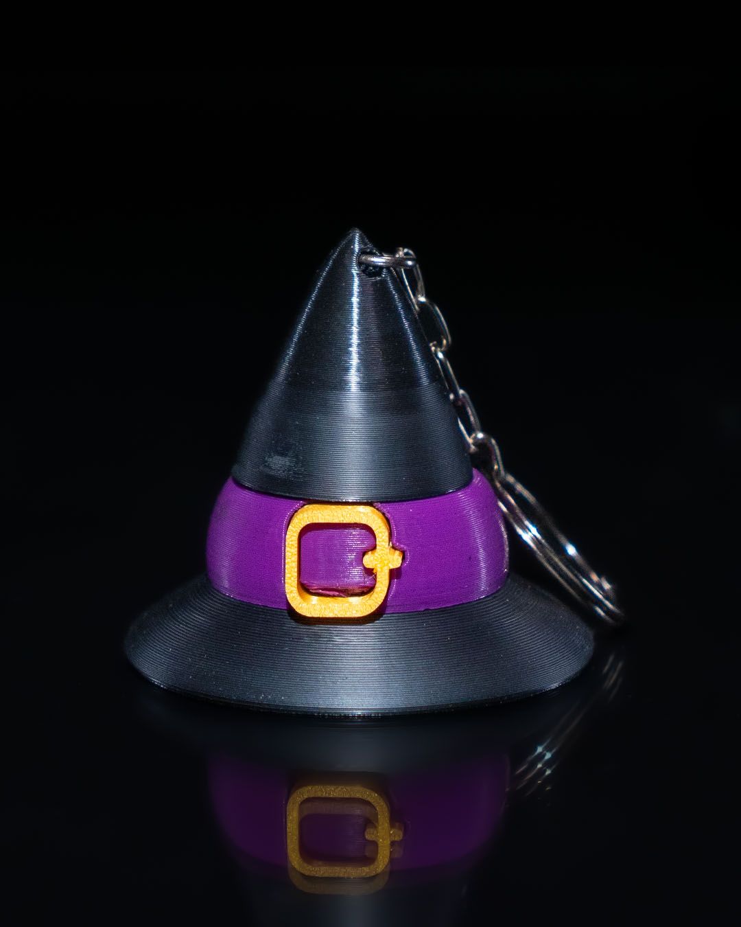 Spinning Witch Hat Keychain – Halloween Fidget Toy - Image 2