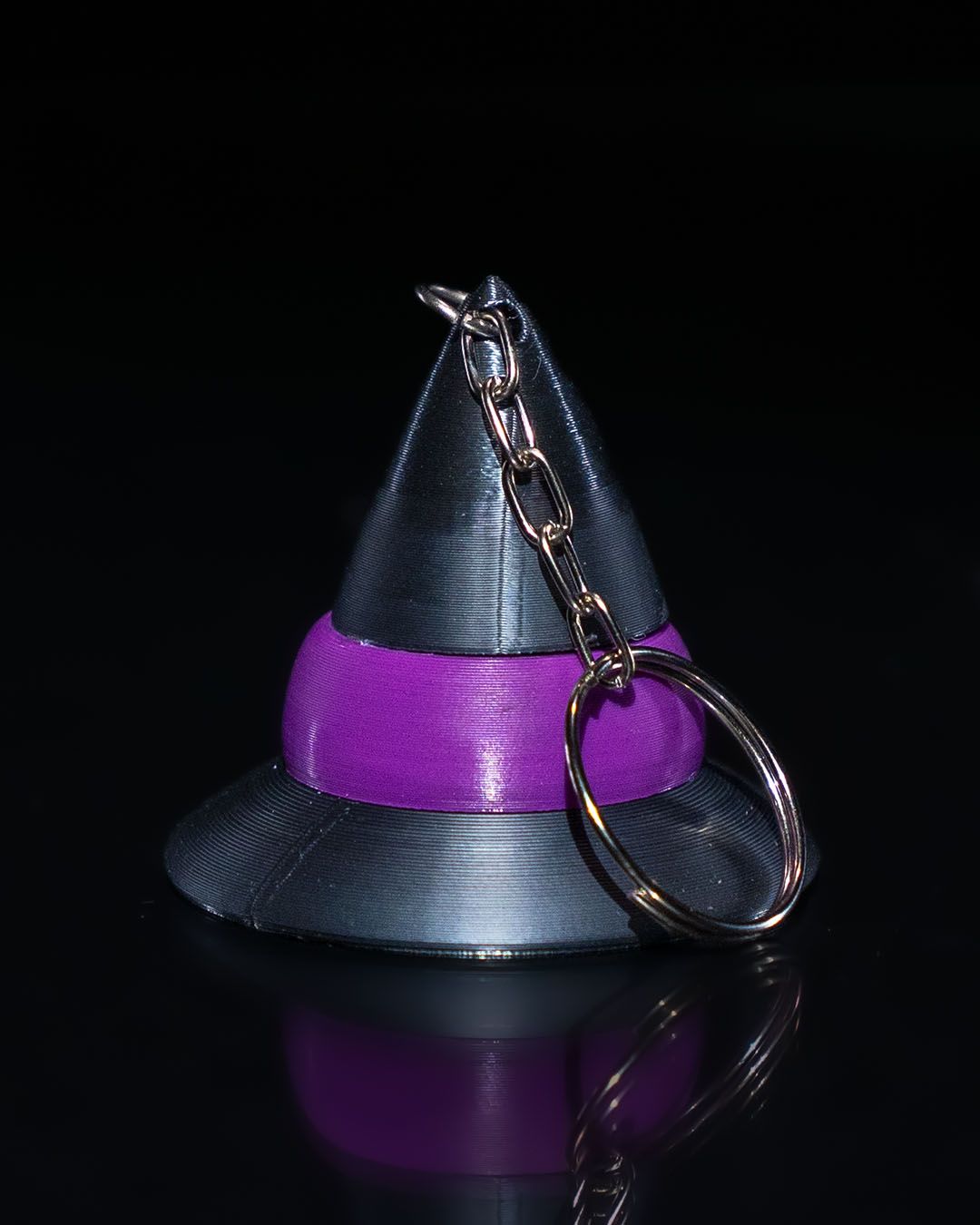 Spinning Witch Hat Keychain – Halloween Fidget Toy - Image 4