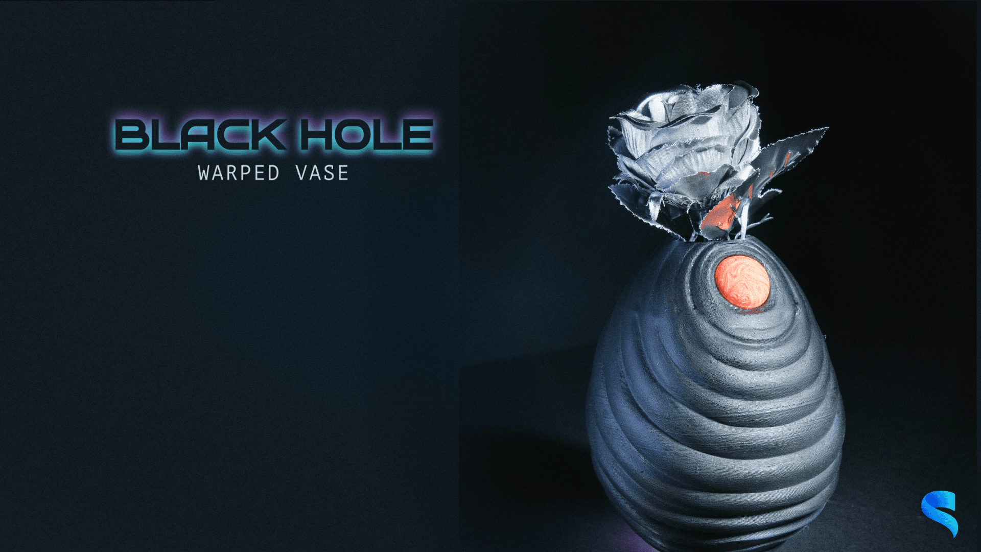 Black Hole Warped Vase - Image 6