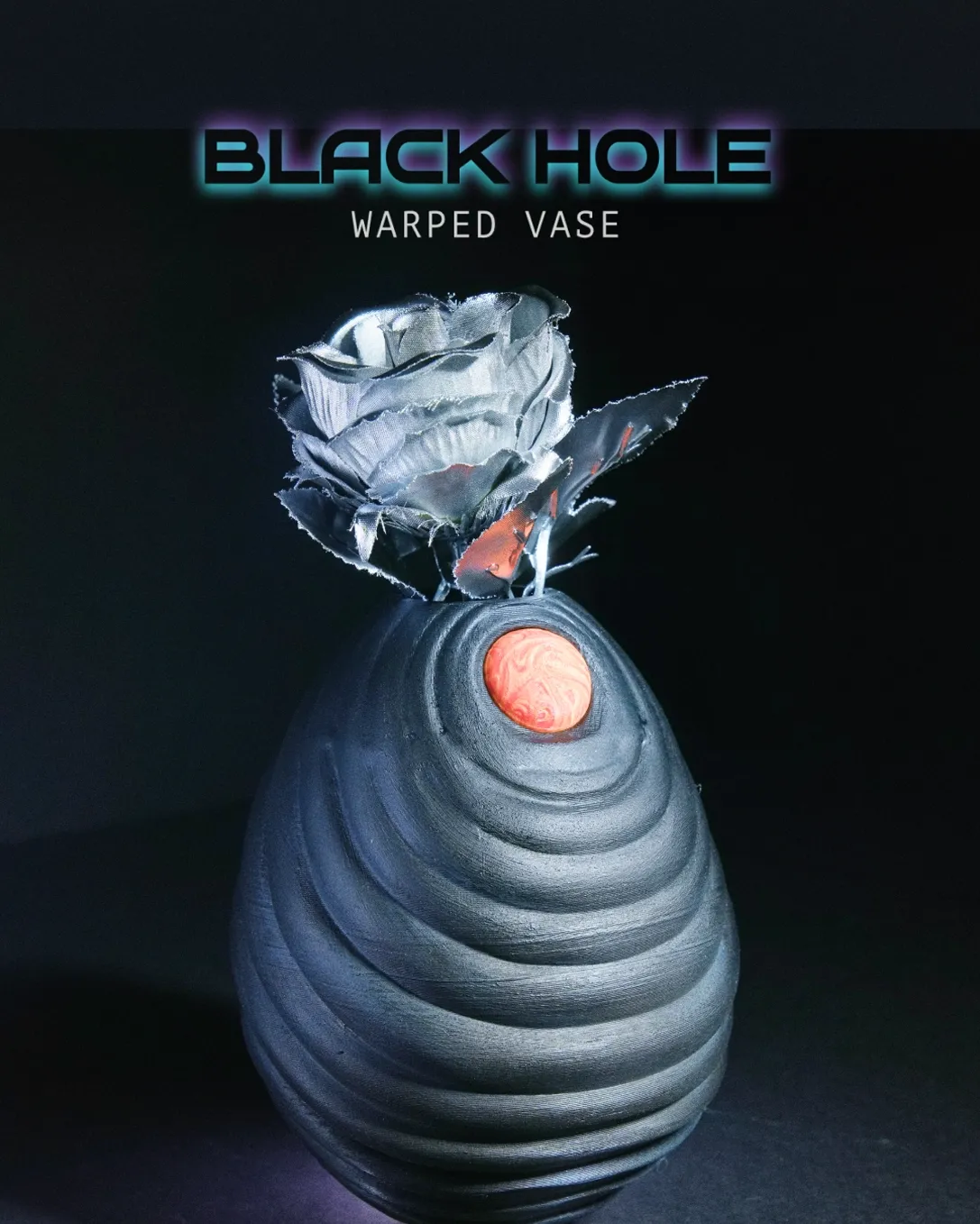 Black Hole Warped Vase - Image 2