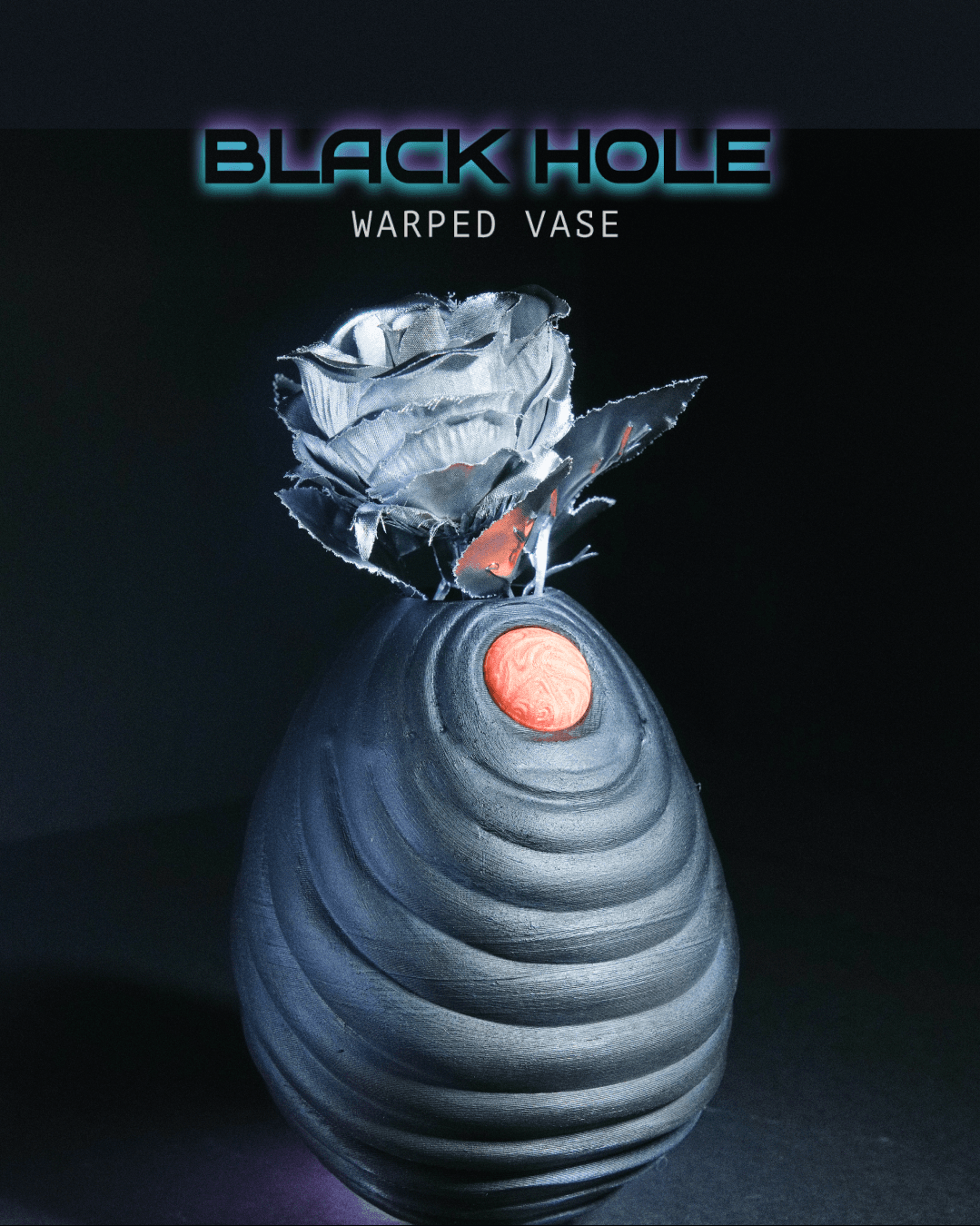 Black Hole Warped Vase - Image 5