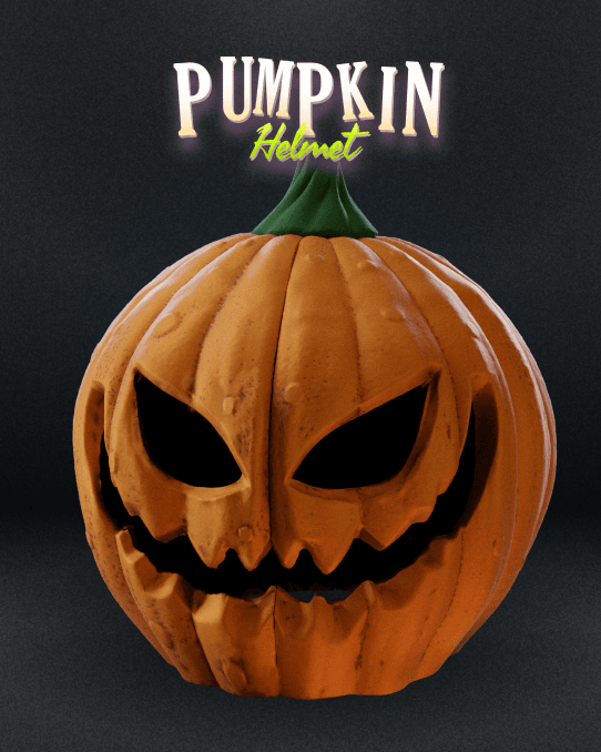 Pumpkin Helmet