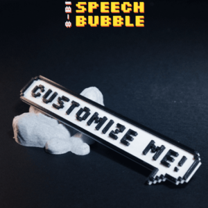 Customizable 8-Bit Speech Bubble