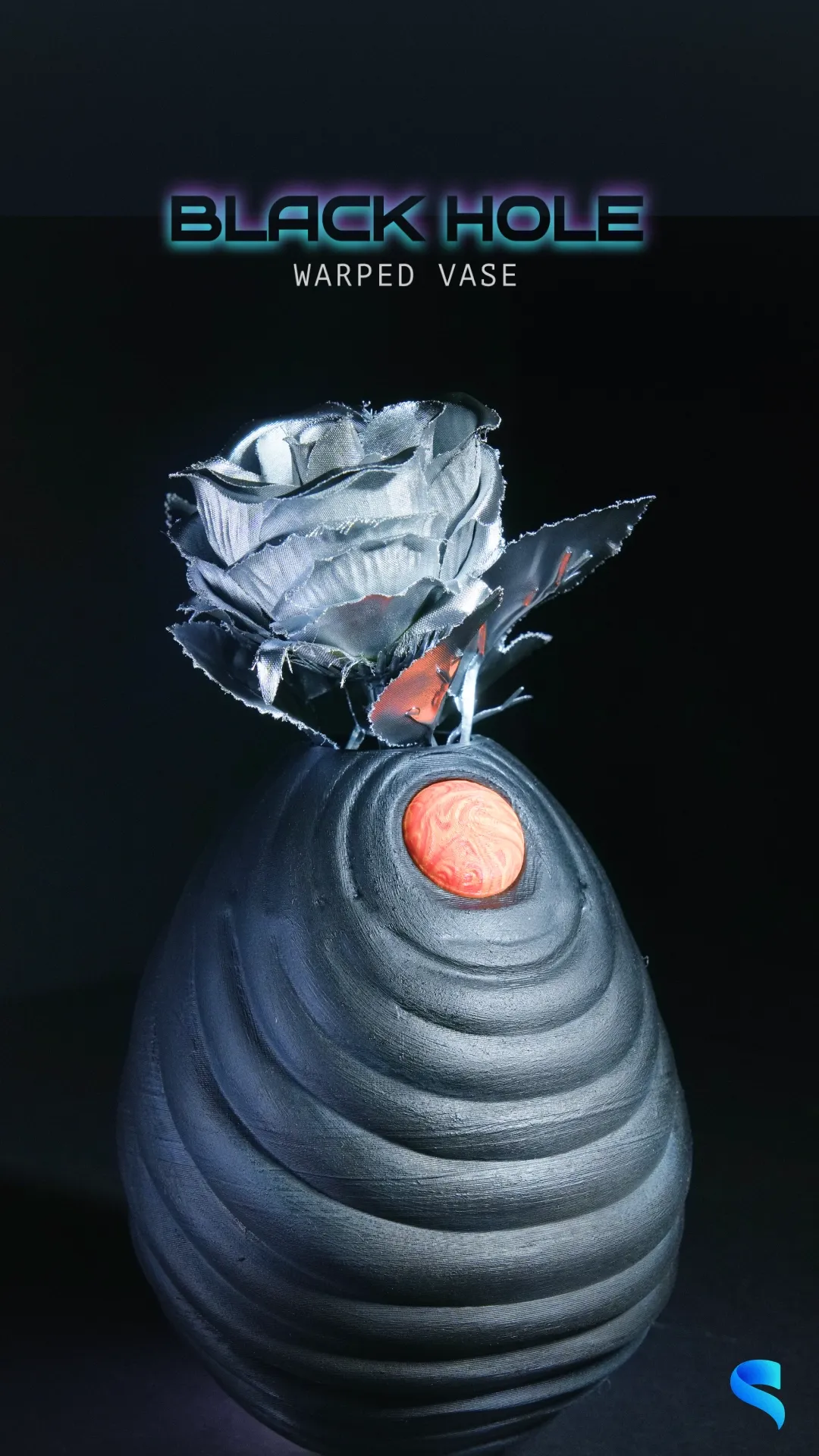 Black Hole Warped Vase - Image 4