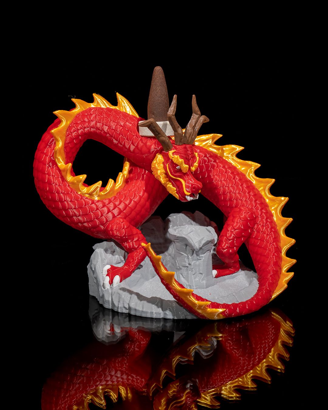 Suporte para incenso Dragão - Misty-c Dragon Backflow Burner - Image 12