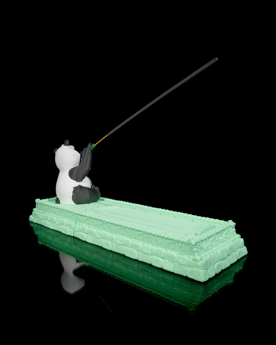 The Panda Flutist Incense Holder - Image 9