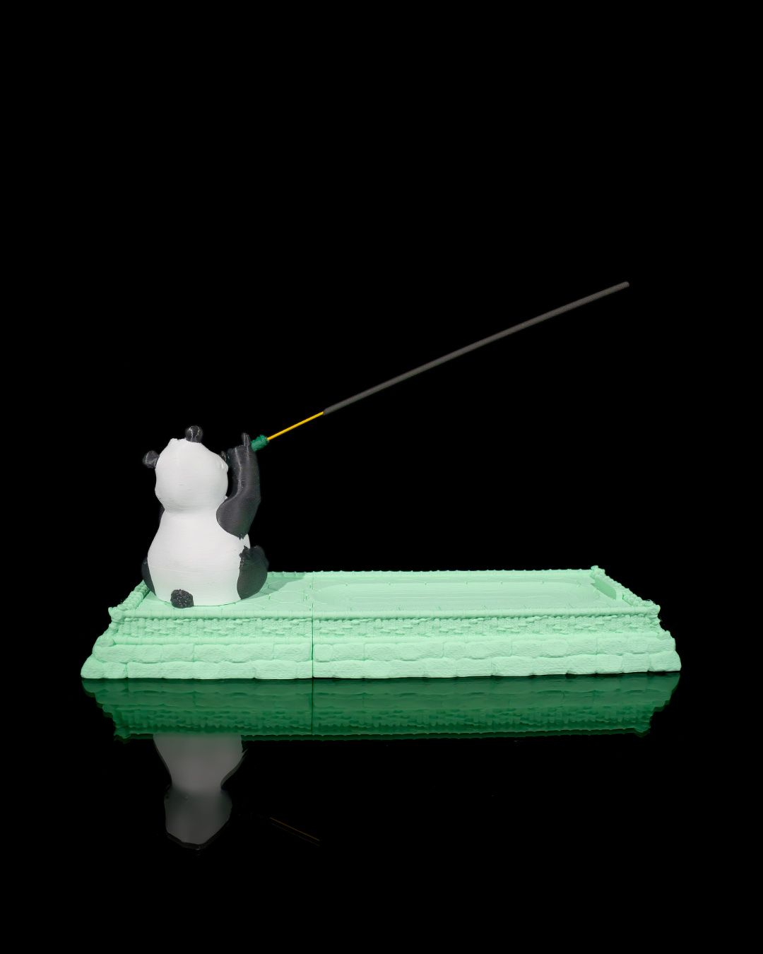 The Panda Flutist Incense Holder - Image 10