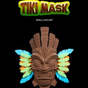 Tiki Mask Wall Mount
