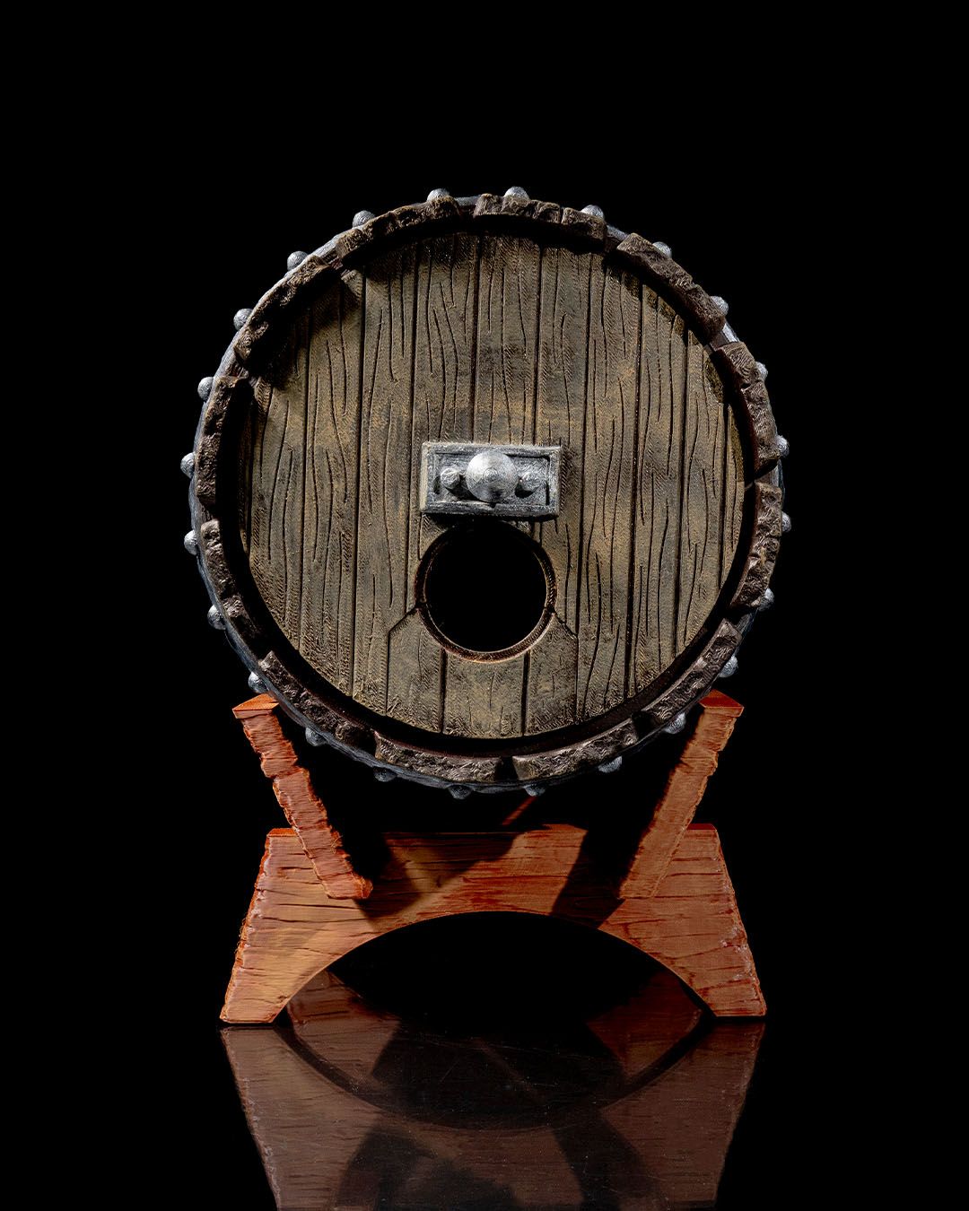 Oak Barrel Wine Bag Dispenser - Image 6