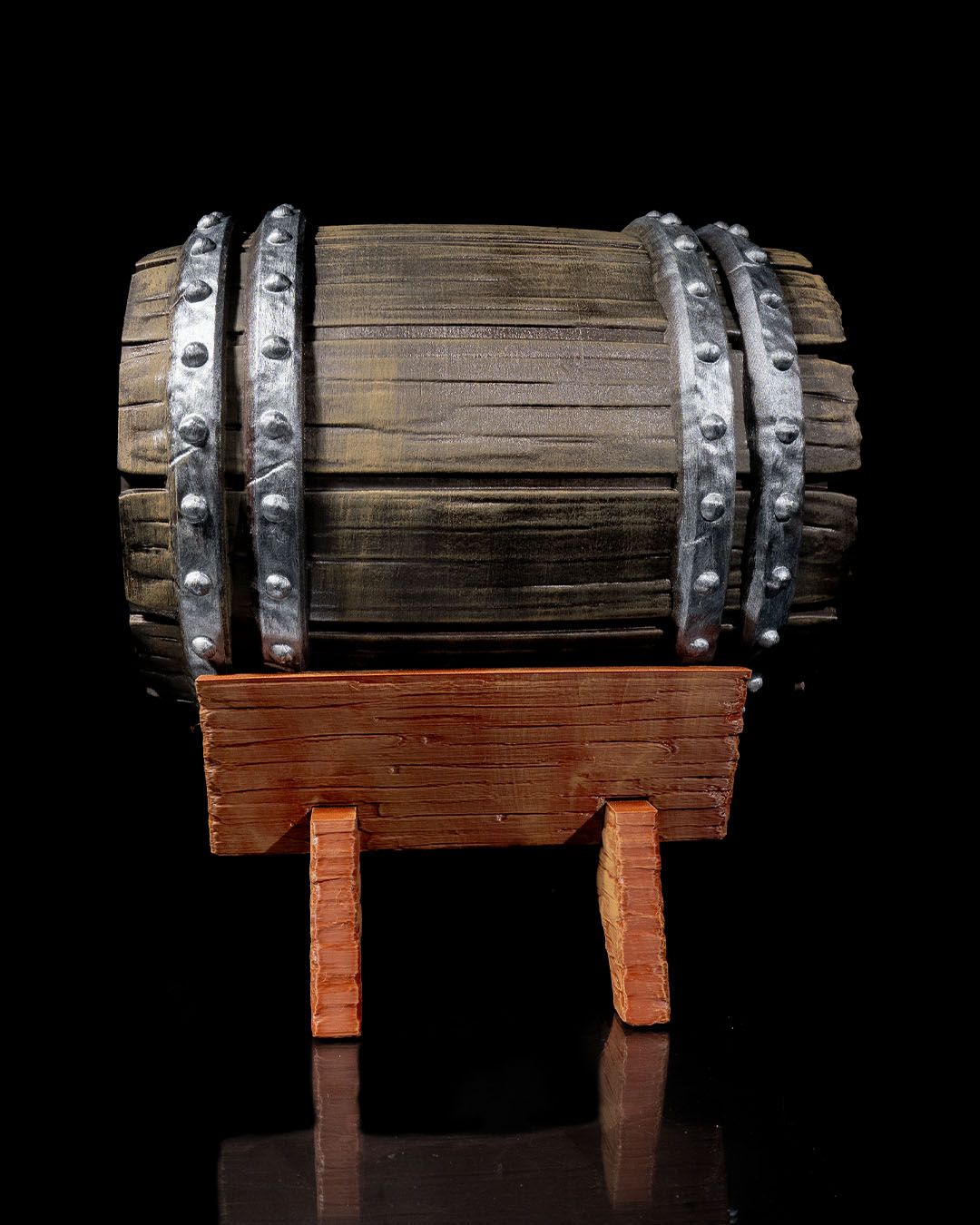 Oak Barrel Wine Bag Dispenser - Image 9