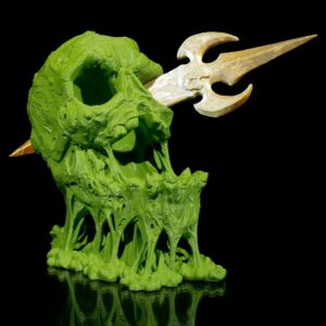 Gruesome Blind Decadence Dice Tower | RPG Dice Roller | Skull and Slime Design