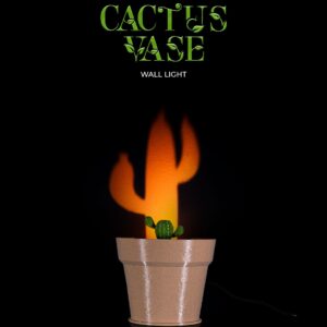 Cactus Vase Wall Light