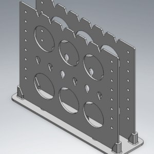 Earring Stand - Capacity: 12-pair of French Loop style w/ 16-pair of stud style earrings