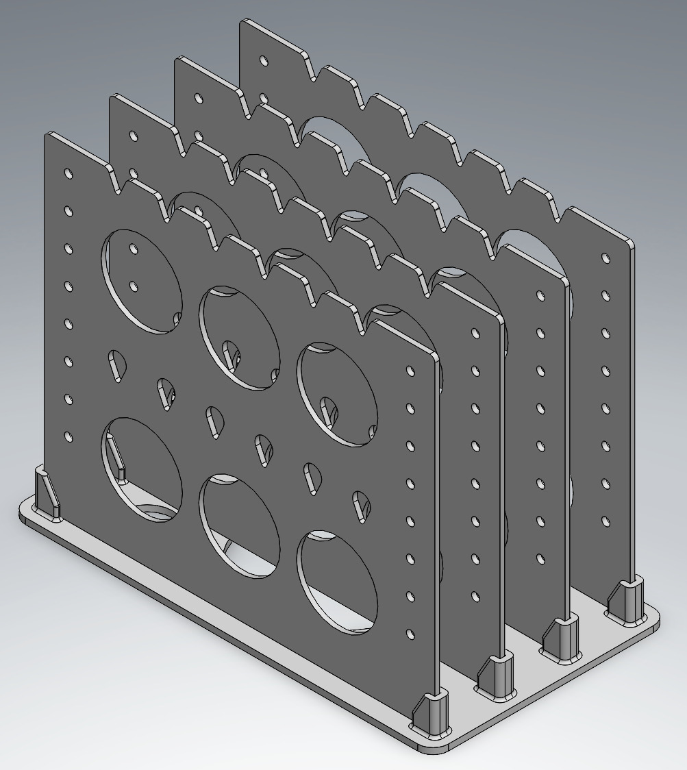 Earring Stand - Capacity: 24-pair of French Loop style w/ 32-pair of stud style earrings