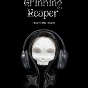 Grinning Reaper Headphone Holder