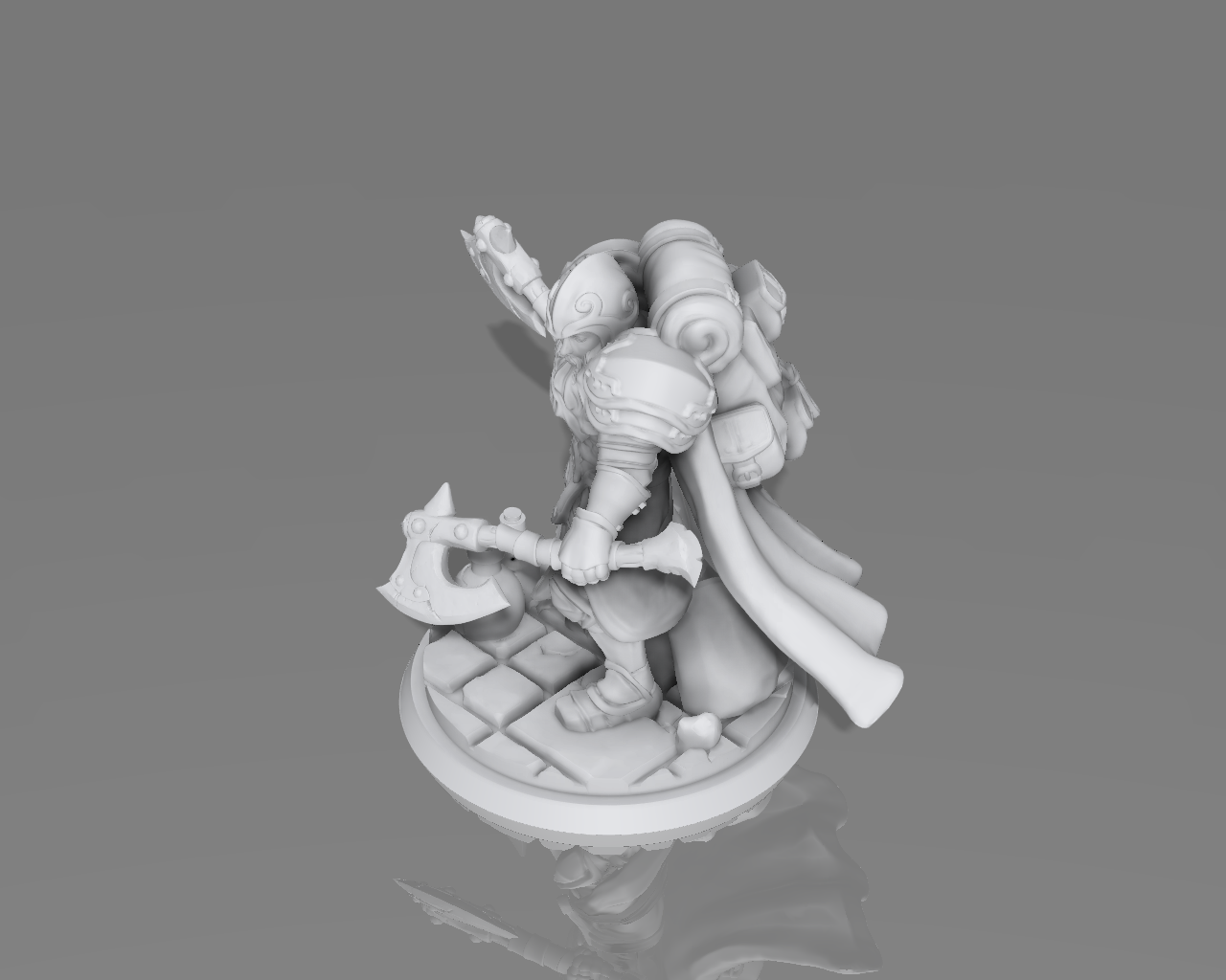 Miniatura Dwarf - Anão - Classes - D&D