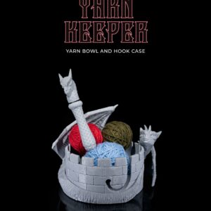 Yarn Keeper Yarn Bowl and Hook Case