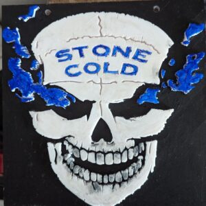 Stone Cold Skull Plaque