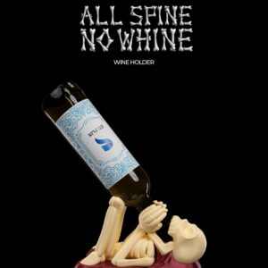 All Spine no Whine Wine Holder