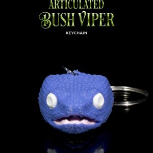 Articulated Bush Viper Keychain