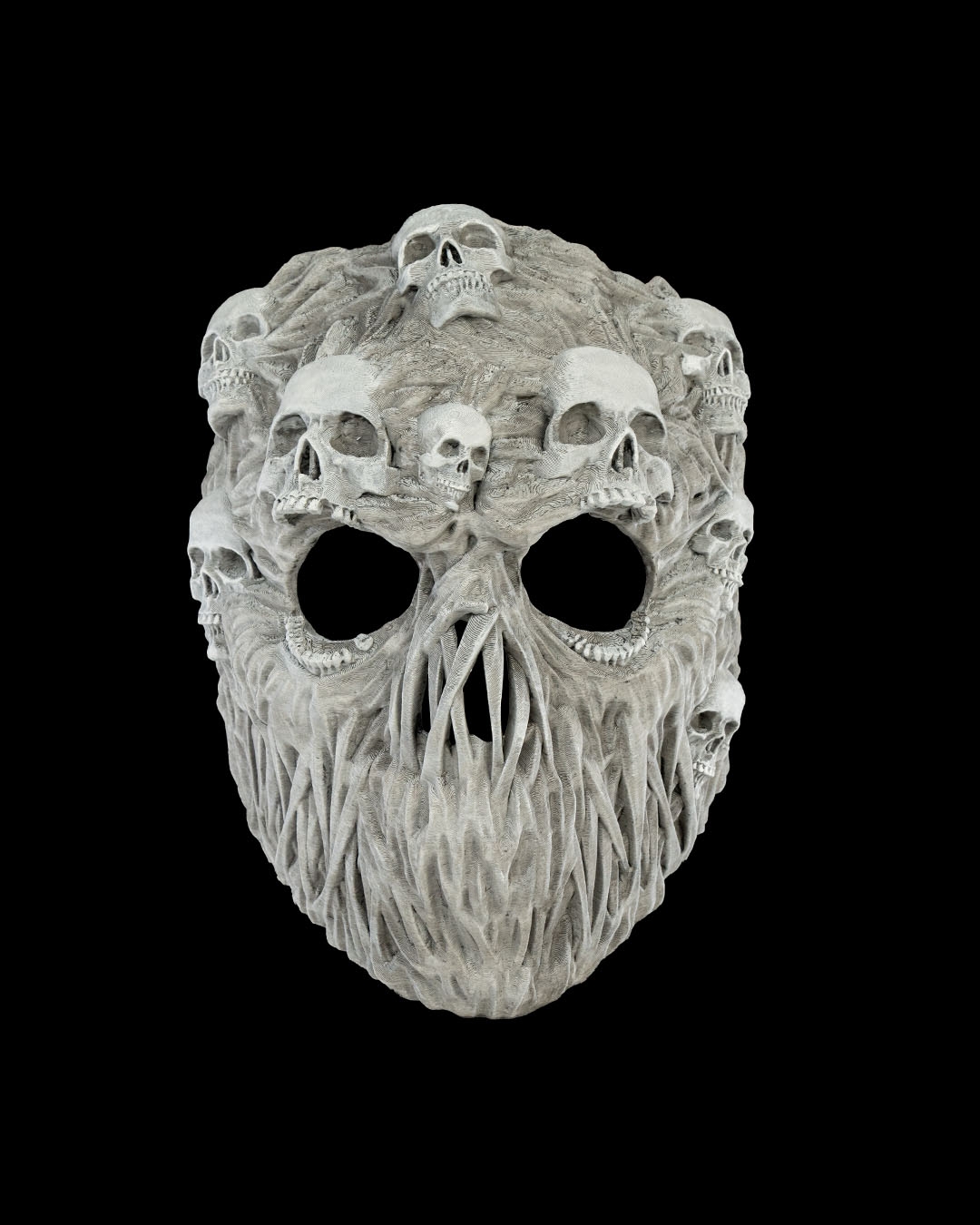 Ghoul Face Halloween Mask - Image 2