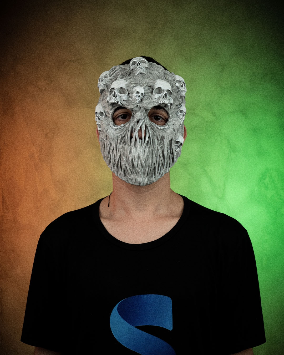 Ghoul Face Halloween Mask - Image 3