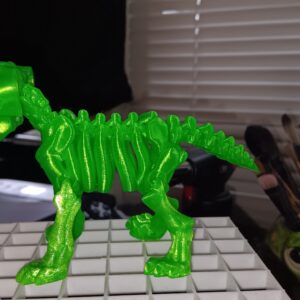 Green Skeleton Dog