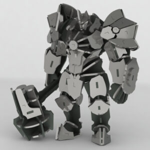 Quebra-cabeça 3D Reinhardt Presente Colecionável