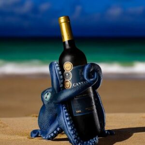 Suporte garrafa de vinho – Bordeaux, The Octopus Wine Holder