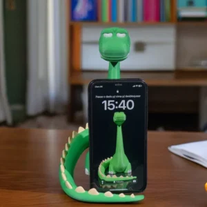 Suporte Perfeito para Seu Smartphone - Standing Dino Phone Stand