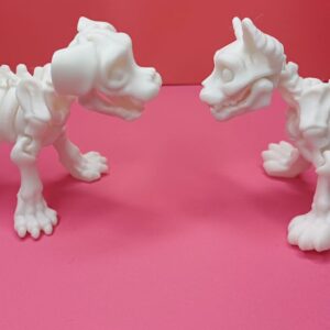 Bone Buddies: Skeleton Dog & Cat Duo