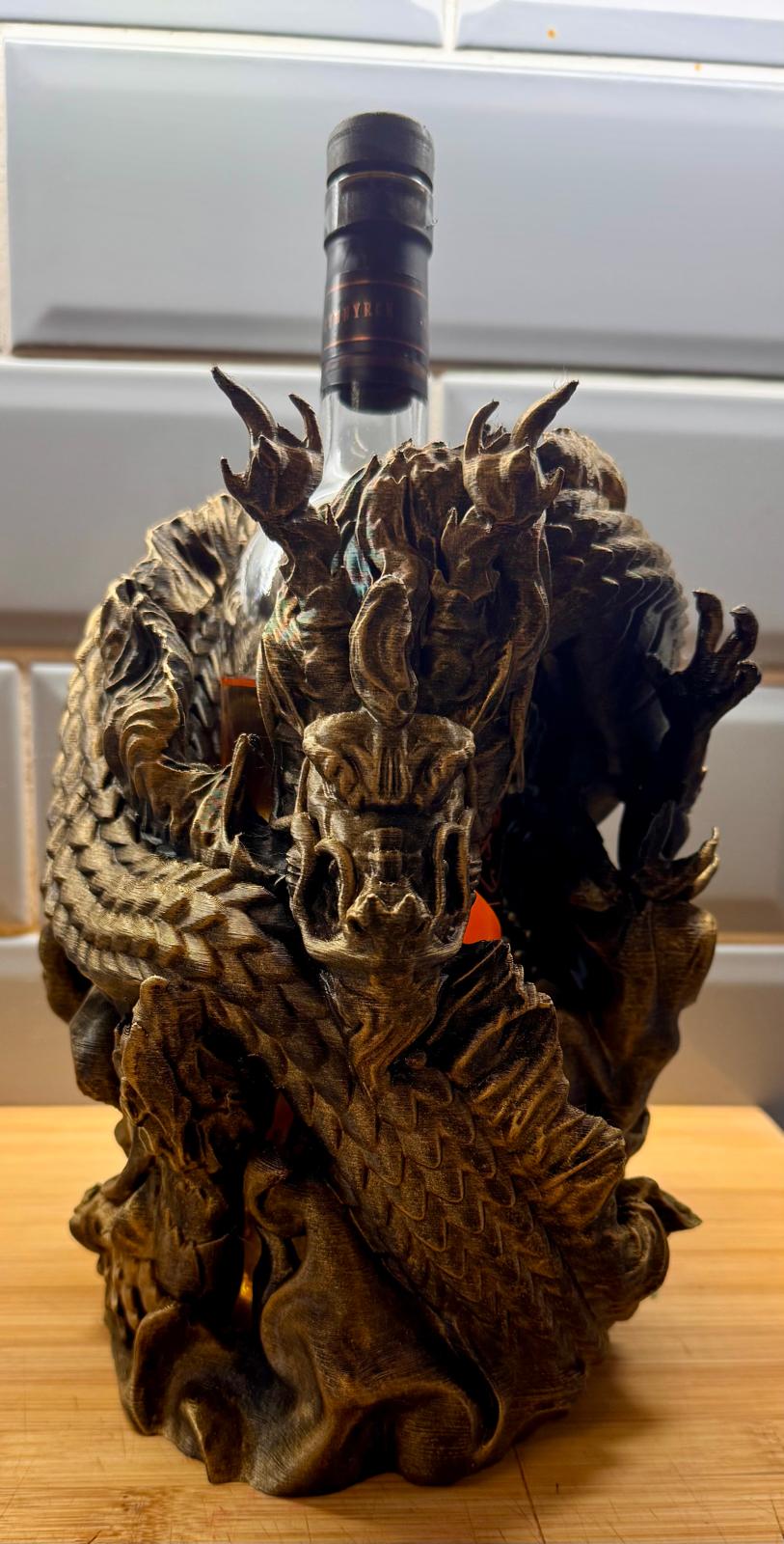 Chinese Dragon Wine Holder - Image 9