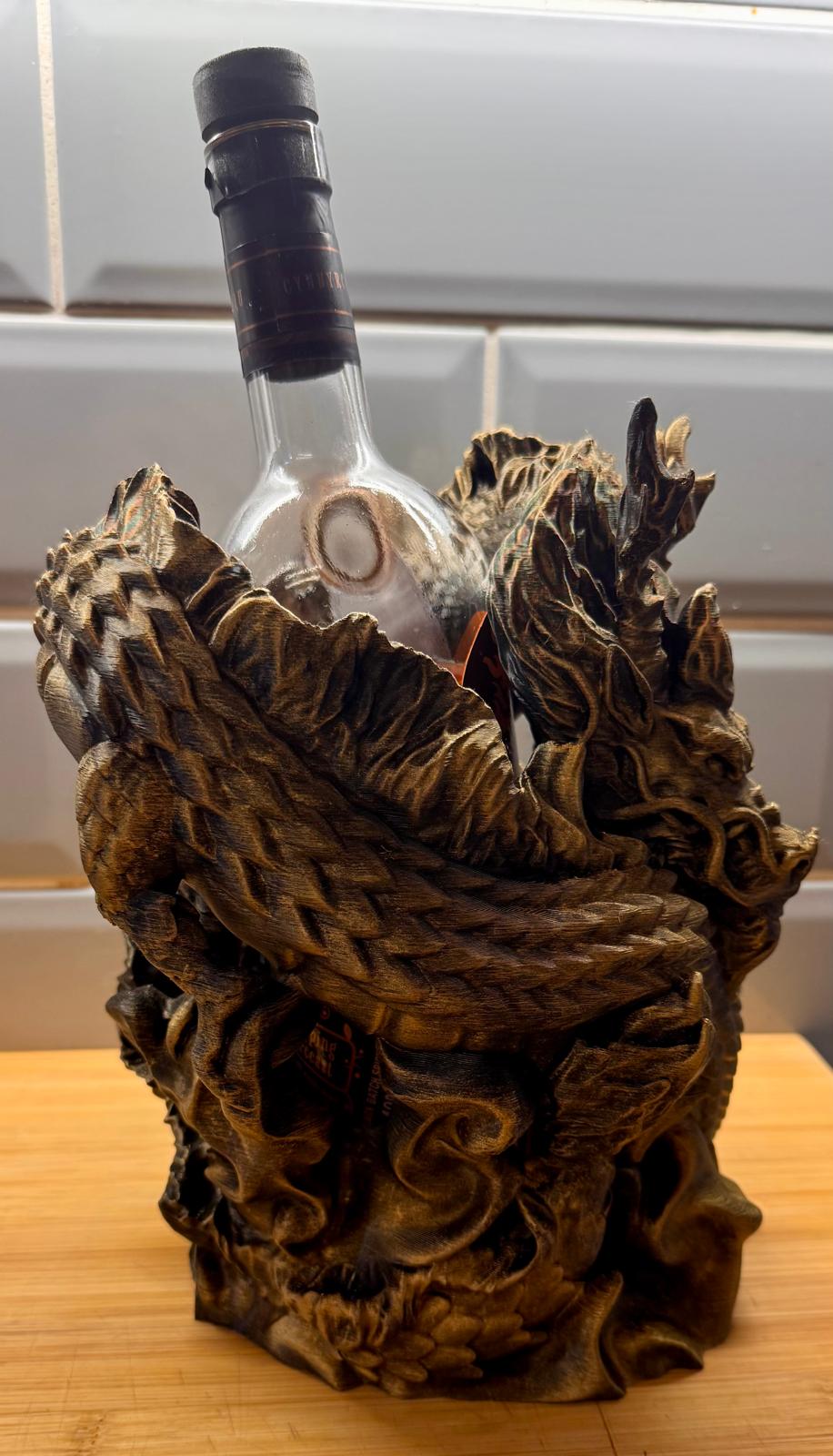 Chinese Dragon Wine Holder - Image 8