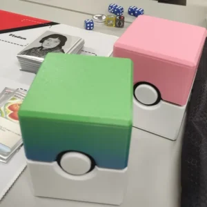 🔴⚪ Pokéball Double Deck Box – Customizable Pokémon Storage