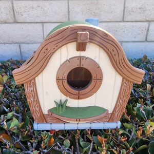 Outdoor Bird House, Fantasy Inspired Birdhouse, Bird Watching Gift, Garden Art, Unique Birdhouse, Home Decor