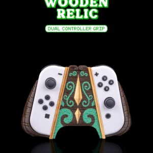 Wooden Relic Dual Controller Grip