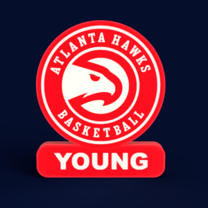 Atlanta Hawks Sign - LED Strip Compatible