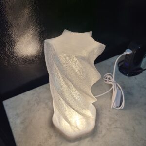 Triangle Twisting Spiral LED Lamp